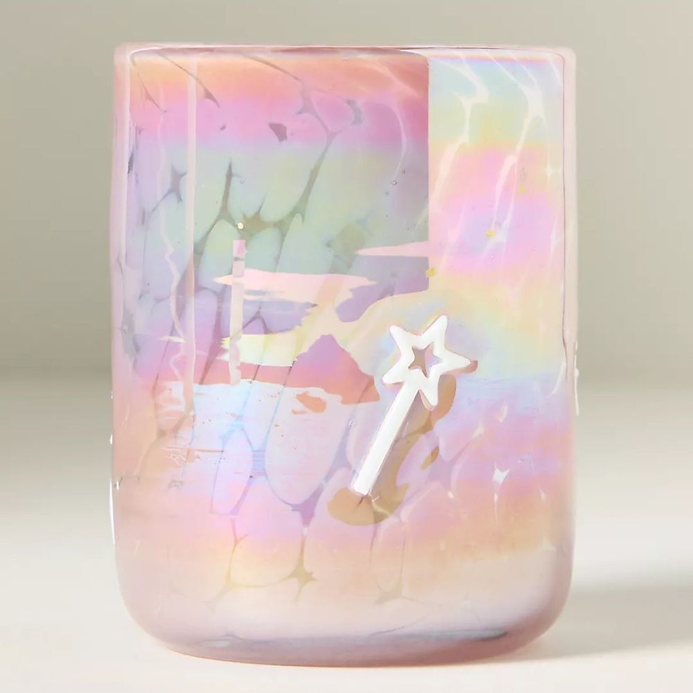 ❤️Pink Icon Iridescent Glass | NIB